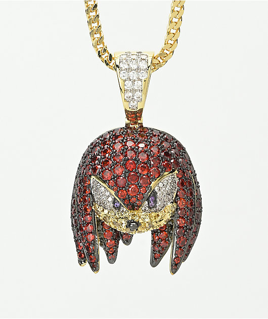 King Ice x Sonic Knuckles 20" Gold Chain Necklace